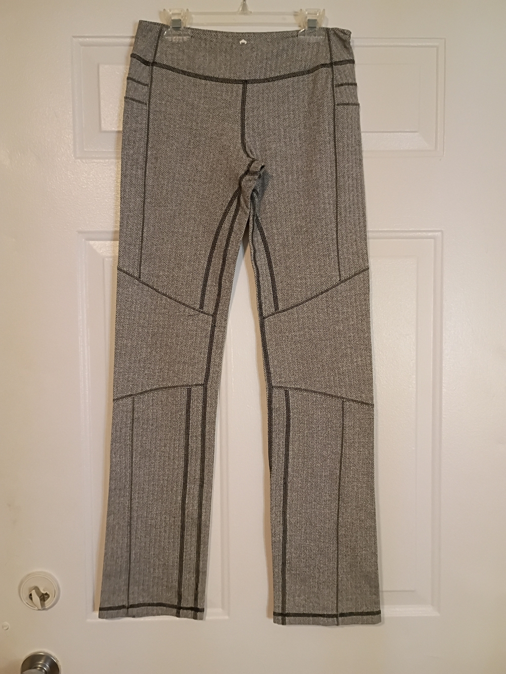 Ivivva Girls Gray Seam-Detail Leggings